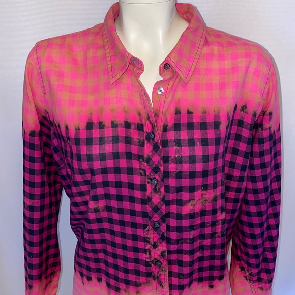 *CUSTOM DYED BUTTON DOWN SHIRT - Picture 3 of 7